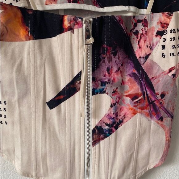 Miaou x Urban Outfitters Abstract Print Corset - Picture 5 of 6